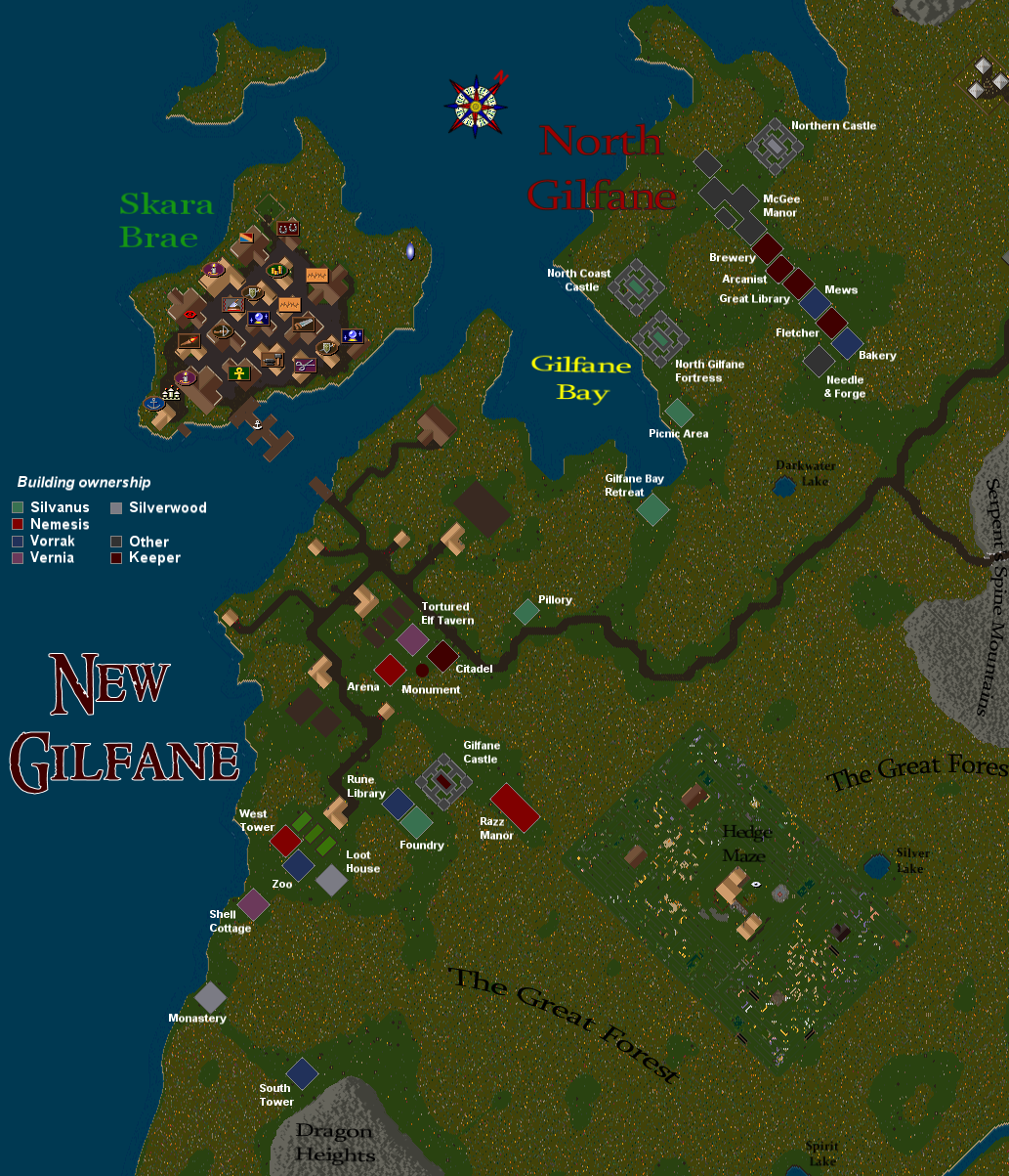 New Gilfane Map